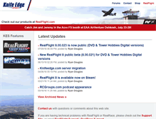 Tablet Screenshot of knifeedge.com